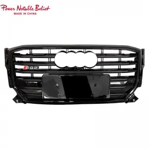 SQ2 RSQ2 front bumper grille for Audi Q2 Q2L 2018-2020 center honeycomb grill quattro
