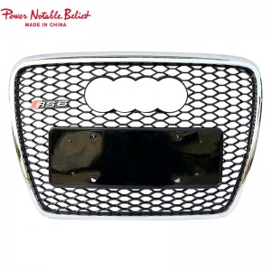 Audi A6 C6 A6L to RS6 mesh S6 grill front bumper auto grille