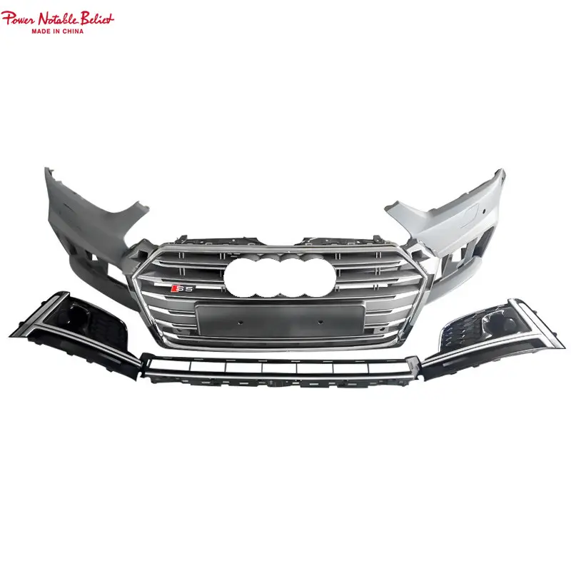 Audi S5 B9.5 style front bumper and grill for Audi A5 B9.5 20-24