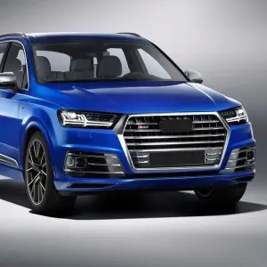 RSQ7 fog light grill for Audi Q7 SQ7 fog honeycomb mesh grille 16-22