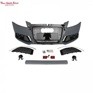 RS3 Auto Body kit For Audi A3 S3 8P bumper with grill front lip Sedan Hatchback