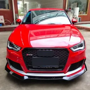 RS3 style bodikit for Audi A3 S3 8V Bumper With grill front lip