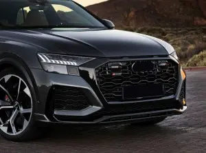 Audi Q8 SQ8 front grill change to RSQ8 SQ8 2017-2023 quattro style honeycomb grille