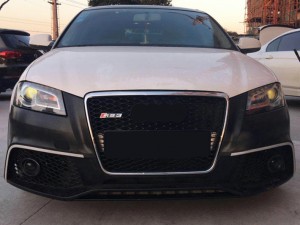RS3 Auto Body kit For Audi A3 S3 8P bumper with grill front lip Sedan Hatchback