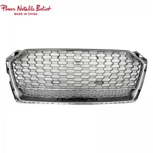 RS5 honeycomb grill for Audi A5 S5 B9 Auto parts front grille ABS material