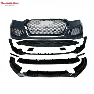 Audi RS5 B9 style body kits front bumper with front grill and lip for A5 2017-2019
