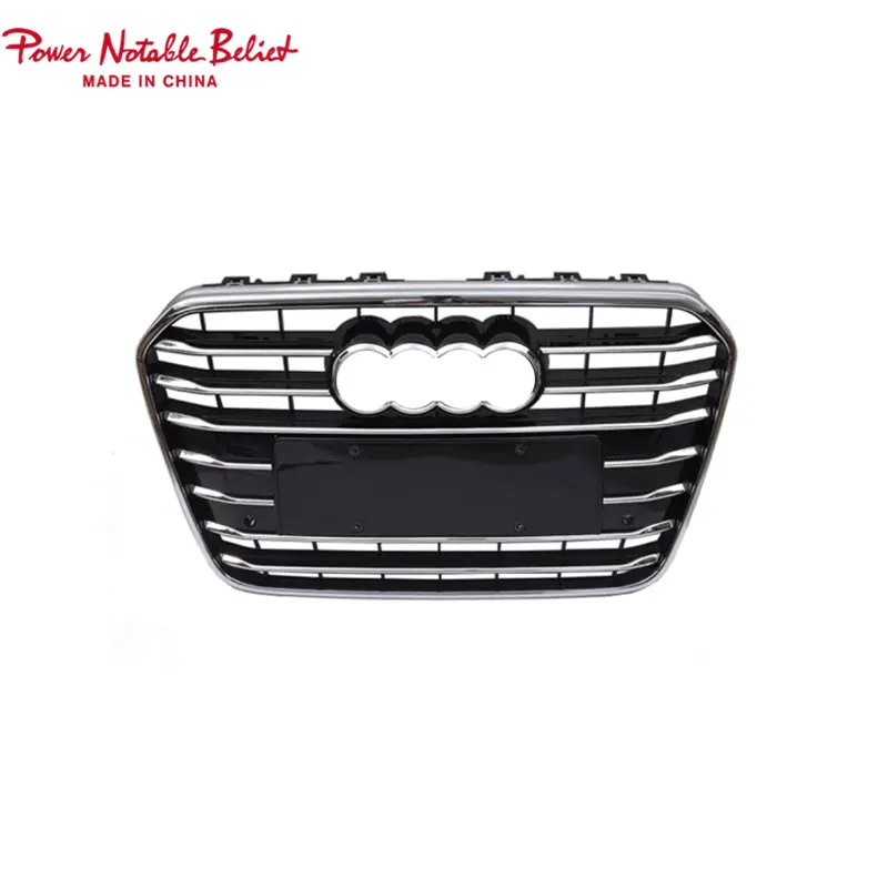 RS6 Front grill for Audi A6 S6 C7 center honeycomb grille (1)