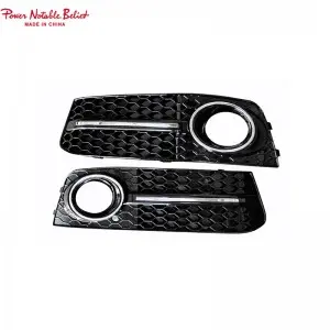Audi A4 S4 B8 Front Fog lamp grill honeycomb sline fog light cover 08-12