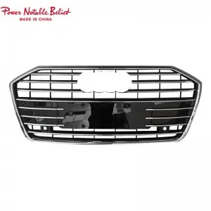 RS6 front bumper grille for audi A6 A6L S6 C8 honeycomb grill