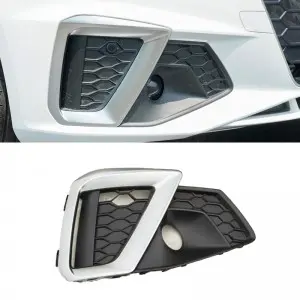 RS4 fog light grill for Audi A4 Original Sline car ABS honeycomb fog grille 20-23