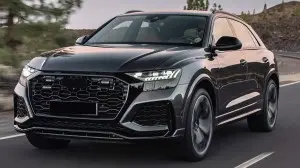 Audi Q8 SQ8 front grill change to RSQ8 SQ8 2017-2023 quattro style honeycomb grille