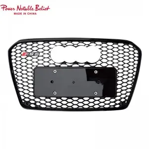 RS5 style front bumper grill for Audi A5 S5 B8.5 honeycomb grill RS frame quattro