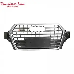 RSQ7 SQ7 radiator honeycomb grill for Audi Q7 SQ7 2016-2019 front bumper grille
