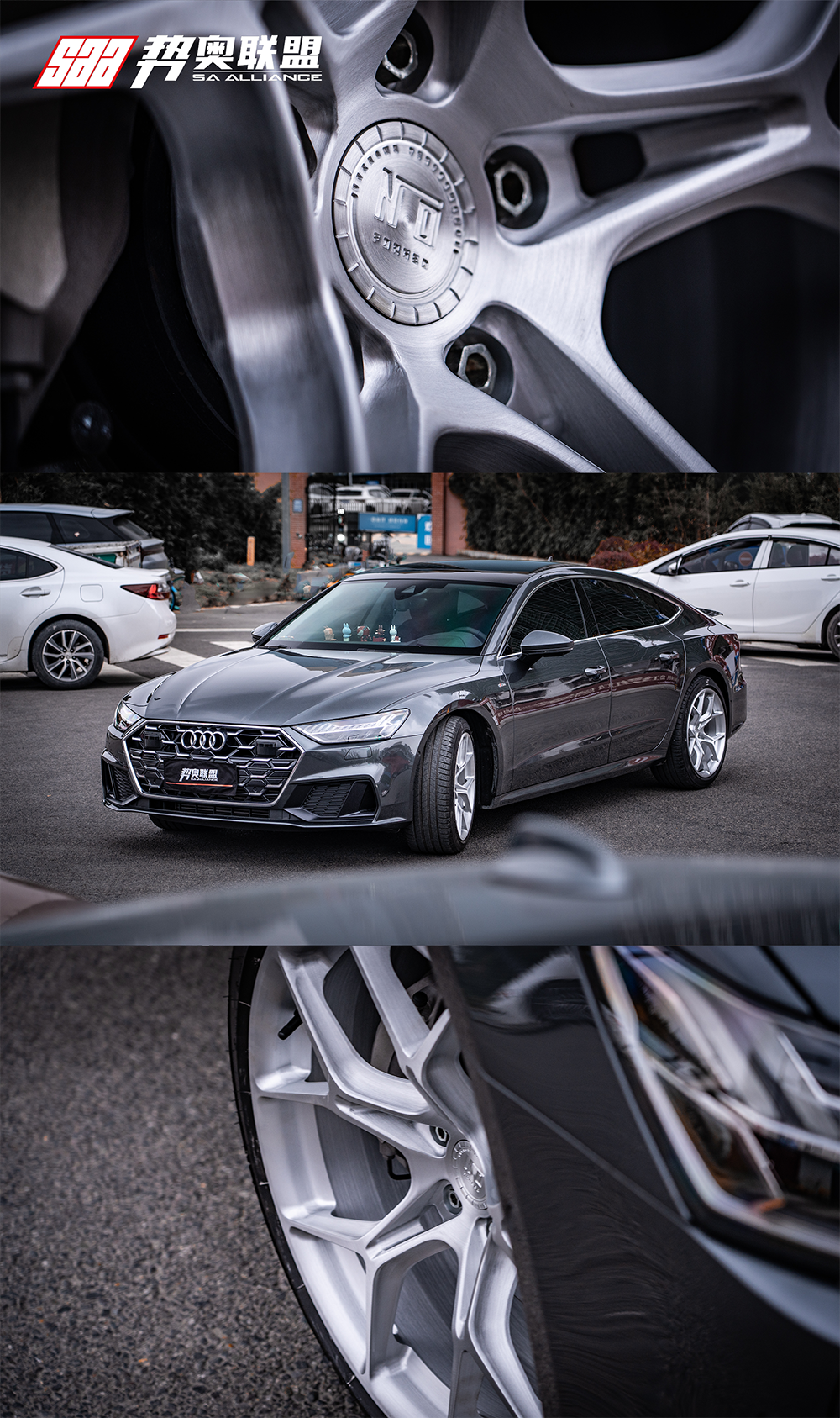 When 24 Audi A7 put on N-zero UF-29 wheels an advanced journey about speed and aesthetics. (2)