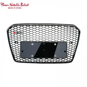 RS5 style front bumper grill for Audi A5 S5 B8.5 honeycomb grill RS frame quattro