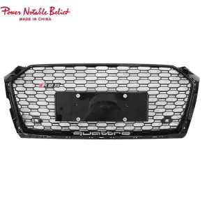 RS5 honeycomb grill for Audi A5 S5 B9 Auto parts front grille ABS material