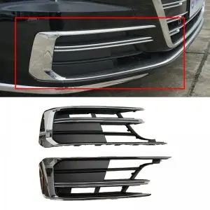 Audi Front Bumper Fog Light Lamp Grill Grille with ACC Hole for Audi A8 D5