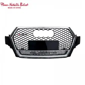 RSQ7 SQ7 radiator honeycomb grill for Audi Q7 SQ7 2016-2019 front bumper grille