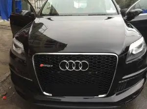 RSQ7 SQ7 front bumper grill for Audi Q7 SQ7 2006-2015 radiator honeycomb mesh grille