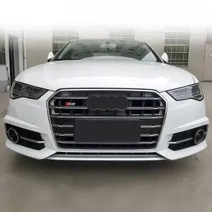 Audi Bumper Fog Light ACC Grilles Radar Sensor A6 S6 S-Line C7.5 C7PA