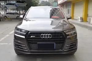 RSQ7 SQ7 radiator honeycomb grill for Audi Q7 SQ7 2016-2019 front bumper grille