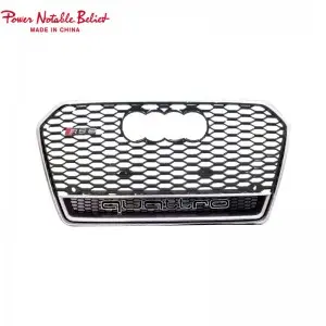 C7 PA RS6 front bumper grill for Audi A6 S6 C7.5 quattro grille