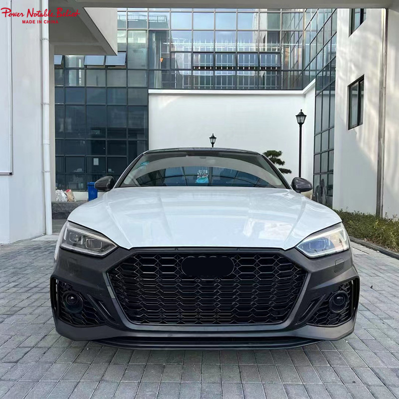 Audi A5 B9 full body kits upgrade to B9.5 RS5 style bumper diffuser grill front lip 20-24 7