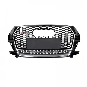 RSQ3 SQ3 ABS auto grille for Audi Q3 2016-2019 radiator honeycomb grills front bumper grill