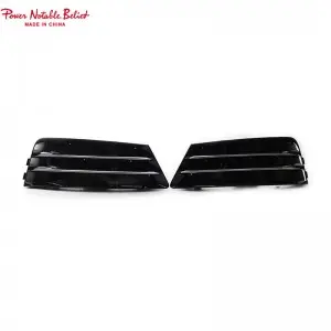 S4 honeycomb Fog lamp grill for Audi A4 With ACC Holes 17-19