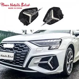 Audi A3 8Y fog light grill S-line S3 fog lamp grille RS3 for Audi A3 20-23