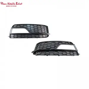Audi fog light grill for Audi A5 B8.5 Sline or S5 honeycomb style fog lamp cover 12-16