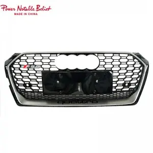 RS5 honeycomb grill for Audi A5 S5 B9 Auto parts front grille ABS material