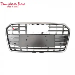 RS7 auto front grille for Audi A7 S7 C7.5 ABS material honeycomb car grill