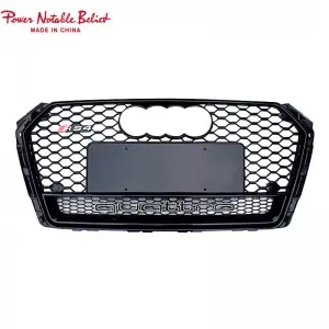 S4 RS4 car grill for Audi A4 S4 B9 honeycomb front bumper grille facelift auto grills