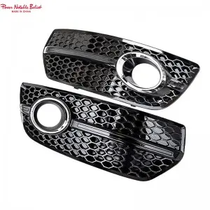 RSQ5 Fog grill for Audi Q5 SQ5 ABS fog honeycomb mesh grille 10-12