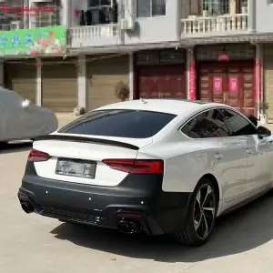 Audi A5 B9 full body kits upgrade to B9.5 RS5 style bumper diffuser grill front lip 20-24