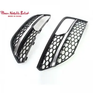 Audi fog grill S-line A3 S3 honeycomb A3 fog lamp cover for Audi A3 13-16