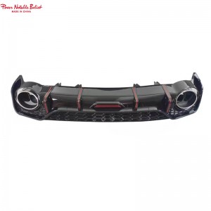 Audi A4L Sline upgrade to R style rear diffuser pipe 20-24