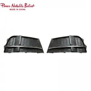 RS3 fog lamp grill for Audi A3 S-line or S3 Honeycomb style Sedan Hatchback 17-19