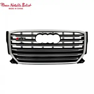 SQ2 RSQ2 front bumper grille for Audi Q2 Q2L 2018-2020 center honeycomb grill quattro