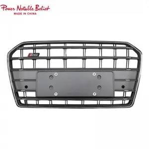 C7 PA RS6 front bumper grill for Audi A6 S6 C7.5 quattro grille