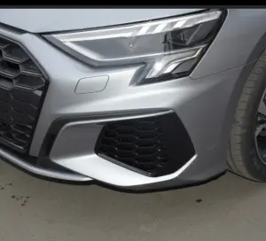 Audi A3 8Y fog light grill S-line S3 fog lamp grille RS3 for Audi A3 20-23