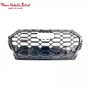 RSQ5 SQ5 front honeycomb radiator grill for Audi Q5 SQ5 2022-2025 mesh bumper grille
