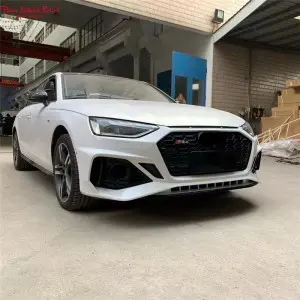 Audi A4 S4 upgrade to RS5 style car body kits front bumper diffuser pipe 20-24