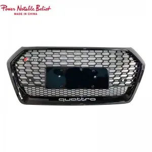 RSQ5 SQ5 style grill for Audi Q5 SQ5 B9 honeycomb front grille