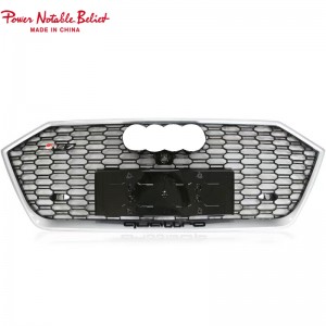 RS7 hood grill for Audi A7 S7 C8 with ACC front bumper center grill