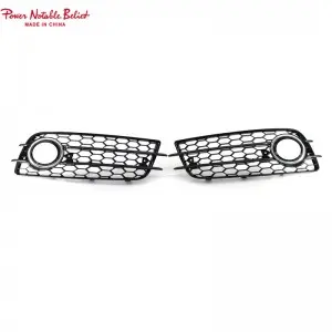 Audi A4 S4 B8 Front Fog lamp grill honeycomb sline fog light cover 08-12