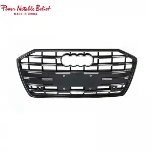 RS6 front bumper grille for audi A6 A6L S6 C8 honeycomb grill