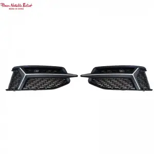 Front Bumper Fog Light Lamp Grill cover Grille for Audi A6 C8 C8PA 20-25