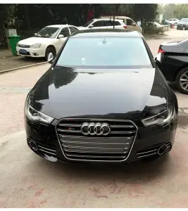 RS6 Front grill for Audi A6 S6 C7 center honeycomb grille